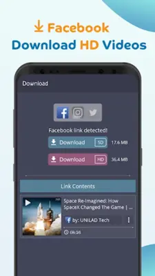 Social Downloader Plus android App screenshot 7